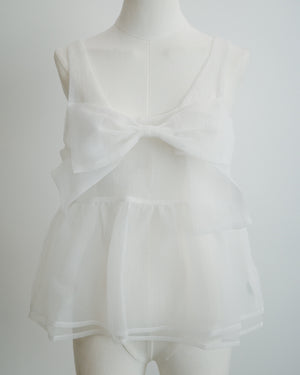 Big Bow Mesh Vest