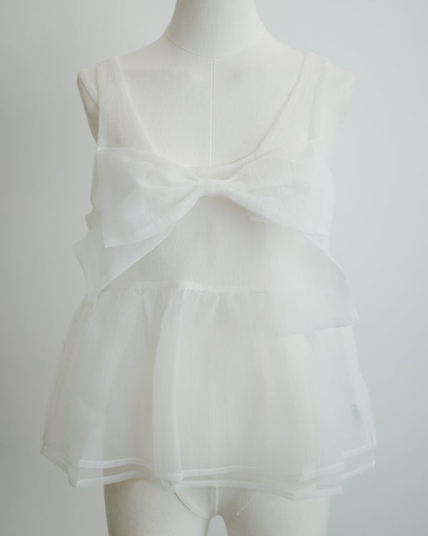 Big Bow Mesh Vest