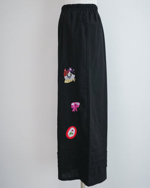 LCC貓頭刺繡RUFFLE長褲