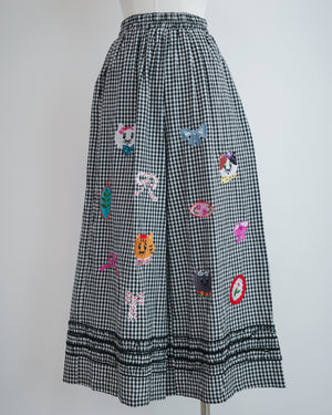 LCC貓頭刺繡RUFFLE長褲