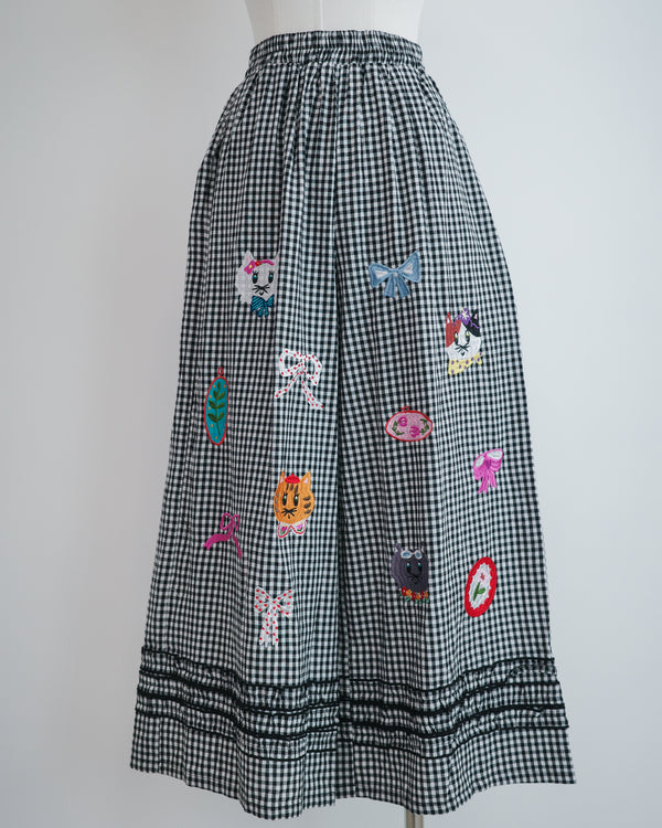LCC貓頭刺繡RUFFLE長褲