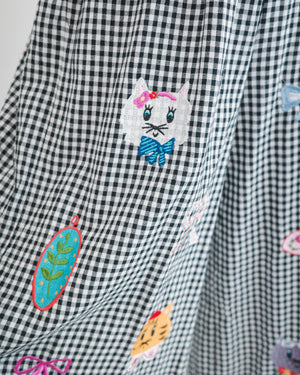 LCC貓頭刺繡RUFFLE長褲
