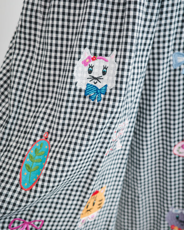 LCC貓頭刺繡RUFFLE長褲