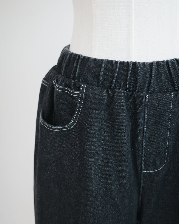 Cat and Flower Patch Denim Jeans