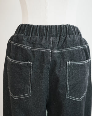 Cat and Flower Patch Denim Jeans