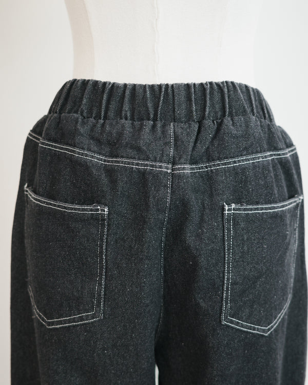 Cat and Flower Patch Denim Jeans