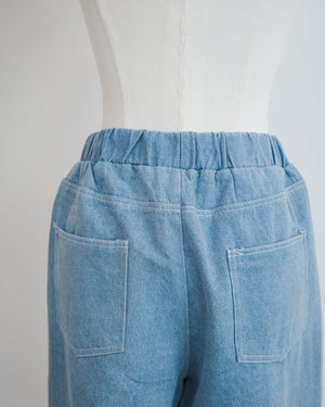 Cat and Flower Patch Denim Jeans