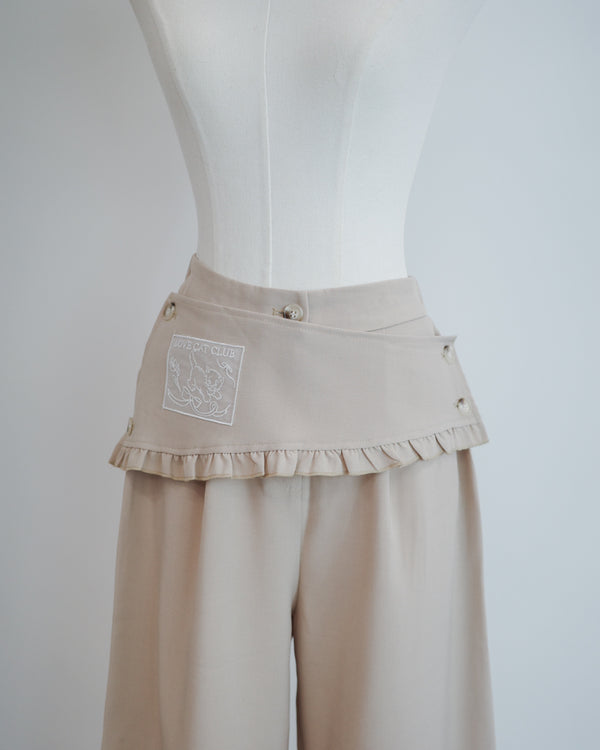 Detachable Ruffle Trousers