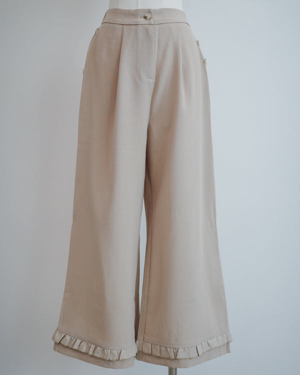 Detachable Ruffle Trousers