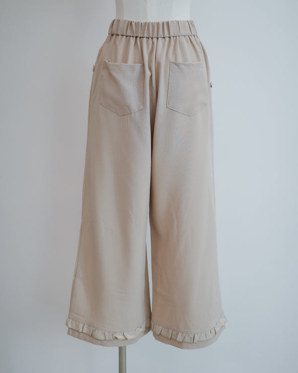 Detachable Ruffle Trousers