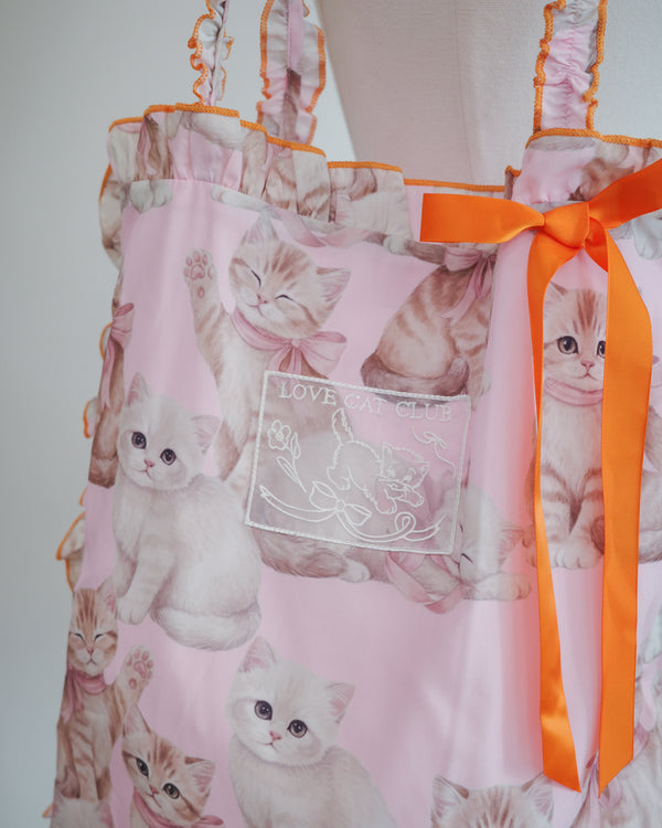 Cat RUFFLE Pillow Bag
