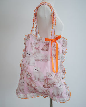 Cat RUFFLE Pillow Bag