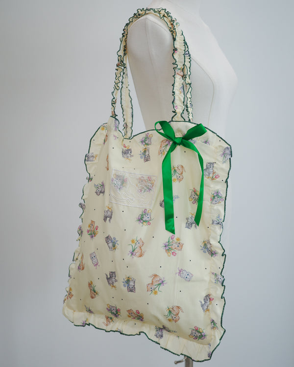 Cat RUFFLE Pillow Bag