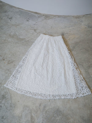 Flower tulle Skirt