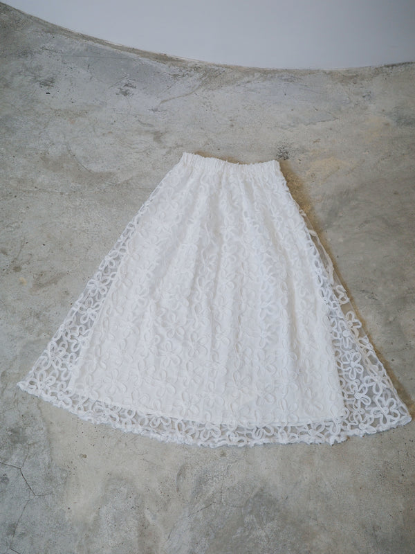 Flower tulle Skirt