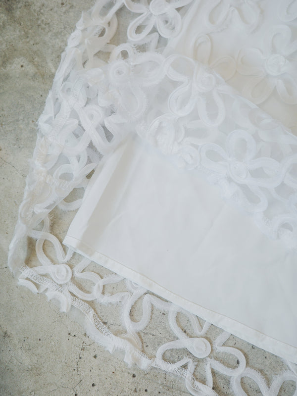 Flower tulle Skirt