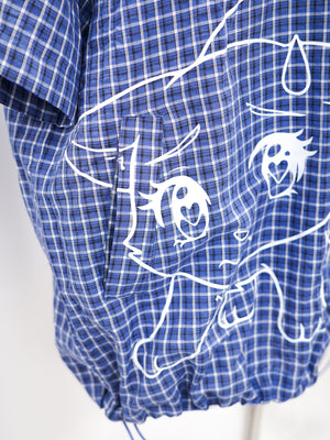 Comic Cat Check Unisex Shirts