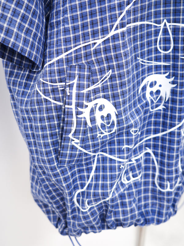 Comic Cat Check Unisex Shirts