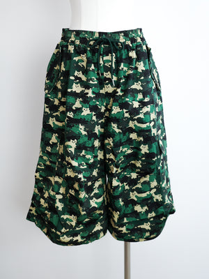 Cat Animals Pattern Short
