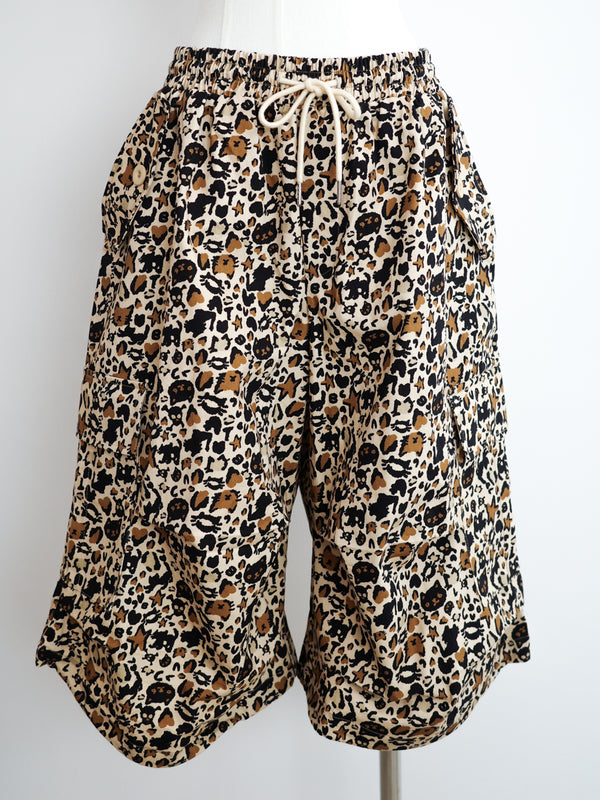 Cat Animals Pattern Short