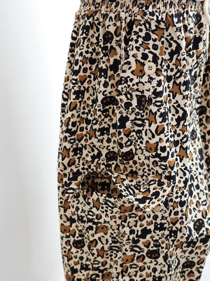 Cat Animals Pattern Short
