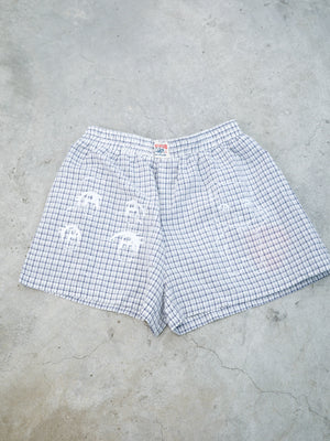 Comic Cat Check Unisex Boxer Shorts