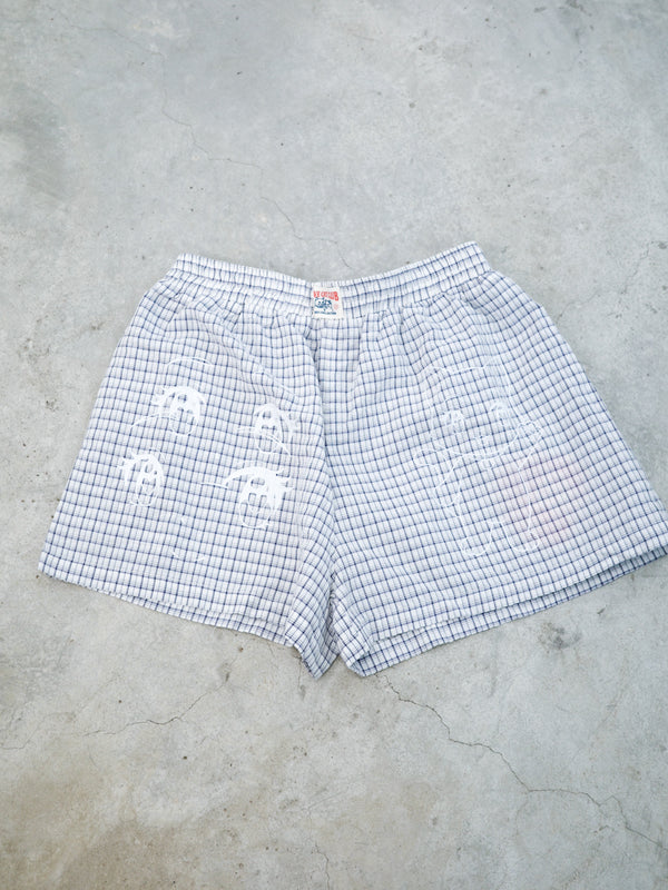 Comic Cat Check Unisex Boxer Shorts