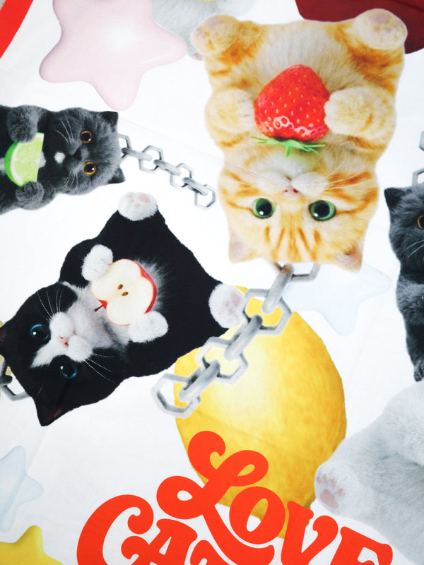 90x90 Scarf (Fruity Cat charms)