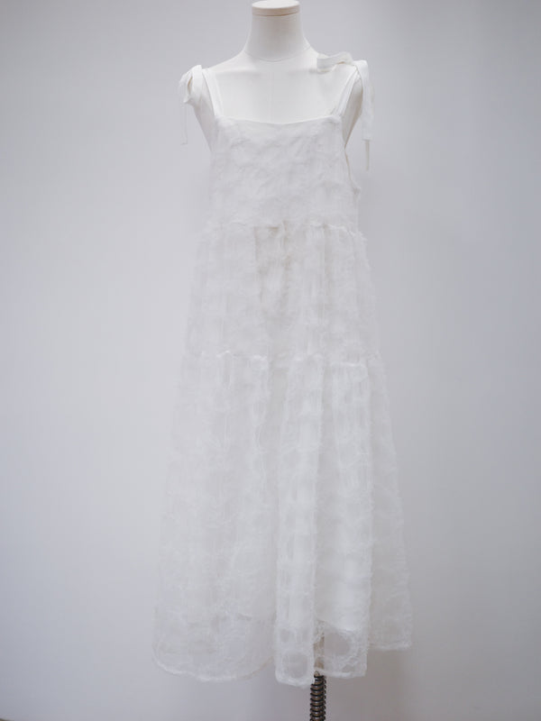 Bubble Fa  tulle ribbon dress