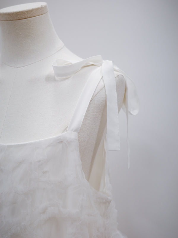 Bubble Fa  tulle ribbon dress