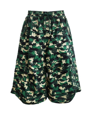 Cat Animals Pattern Short