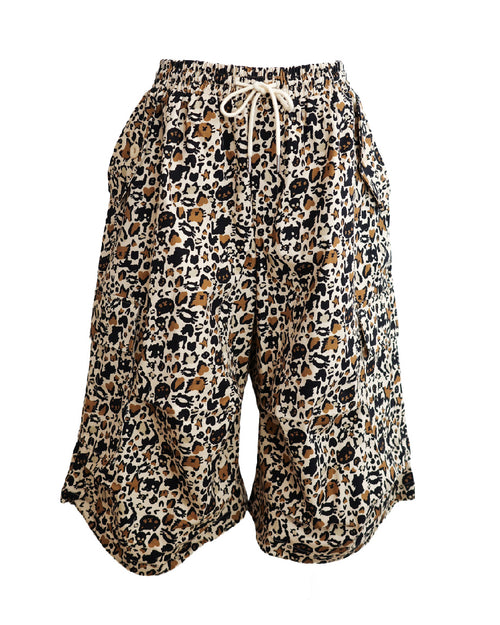Cat Animals Pattern Short