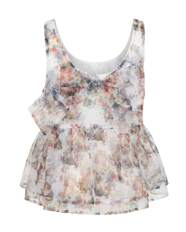 Big Bow Mesh Vest