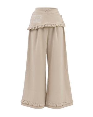Detachable Ruffle Trousers