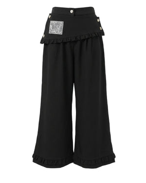 Detachable Ruffle Trousers