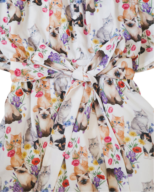 Four Kittens Multicoloured Pleated Tulle Dress