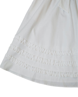 Sleeveless Dress with 3D Bows on Front and Back