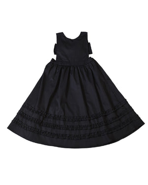 Sleeveless Dress with 3D Bows on Front and Back