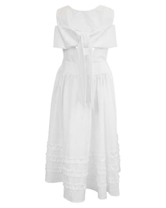 Sleeveless Dress with 3D Bows on Front and Back